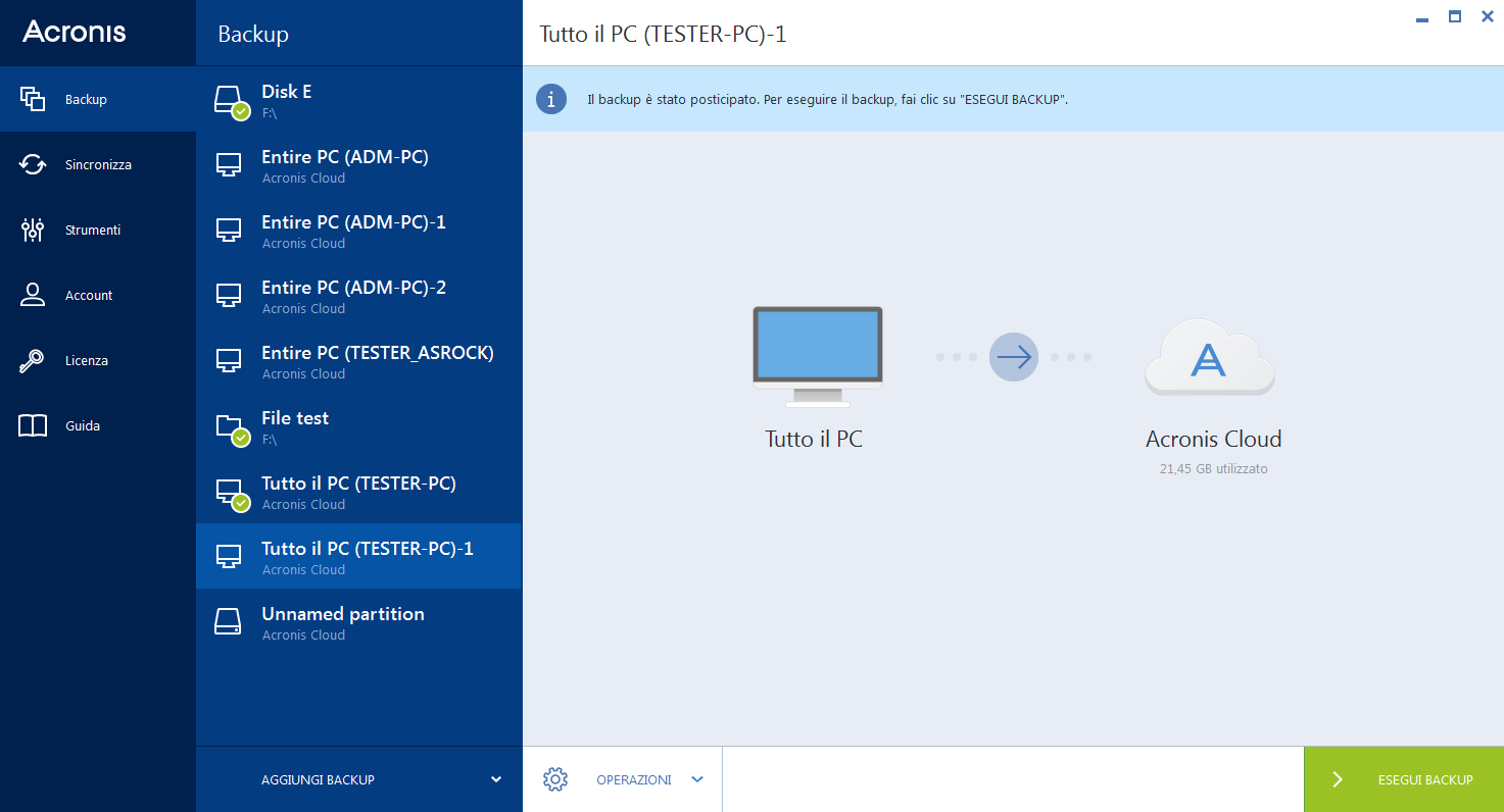 Acronis true image synology настройка